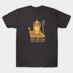 Golden Jai Shri Ram T-Shirt